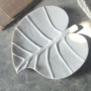 White Marble Leaf