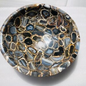 Agate Round Shape Wash Basin Sink