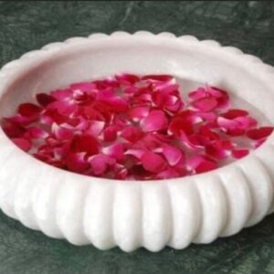 White Marble Flower Pot