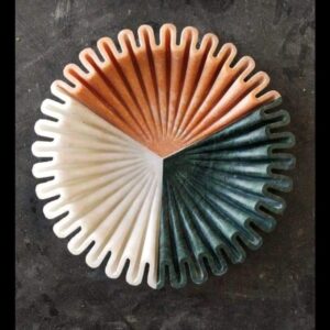 Marble Round Mix Flower Pot