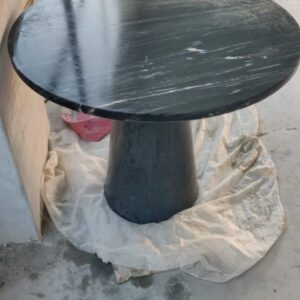Black Marble Round Table